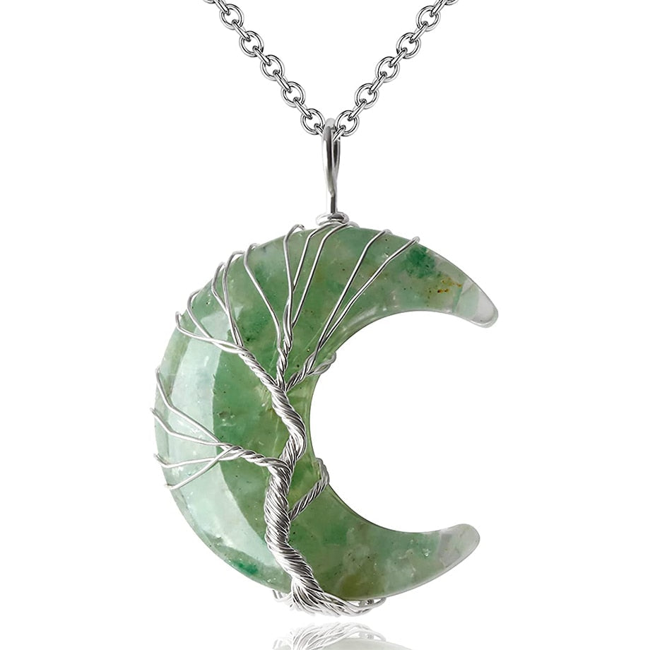 Collar del Árbol de la Vida con Media Luna