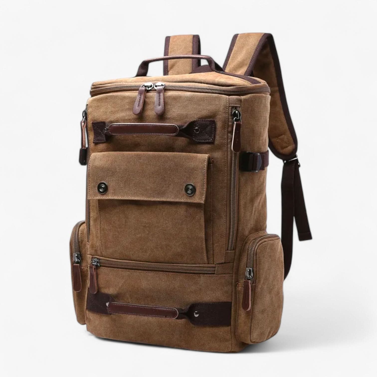 VINTAGECANVAS Sac à dos – Élégant & Fonctionnel avec compartiment pour ordinateur portable pour le quotidien & les aventures