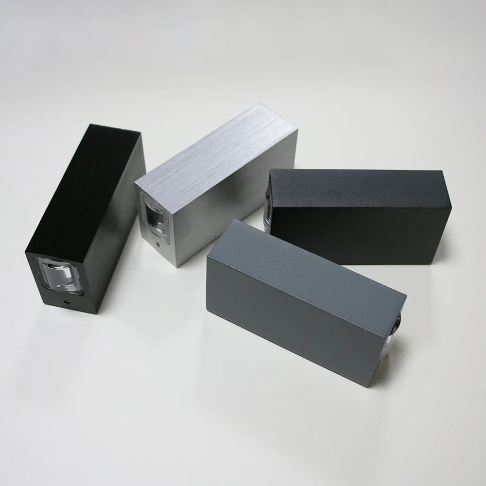 Lámpara de pared LED Virelo Beam | IP65 Impermeable | Carcasa de aluminio | Para jardín, terraza y fachada | 85–265 V