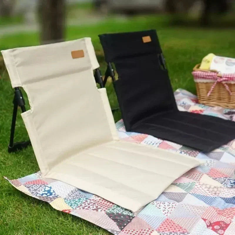 TREKASE Silla de Camping Plegable | Ultraleve y resistente a la intemperie | Estructura de aluminio | Acolchada para mayor comodidad | Fácil de montar