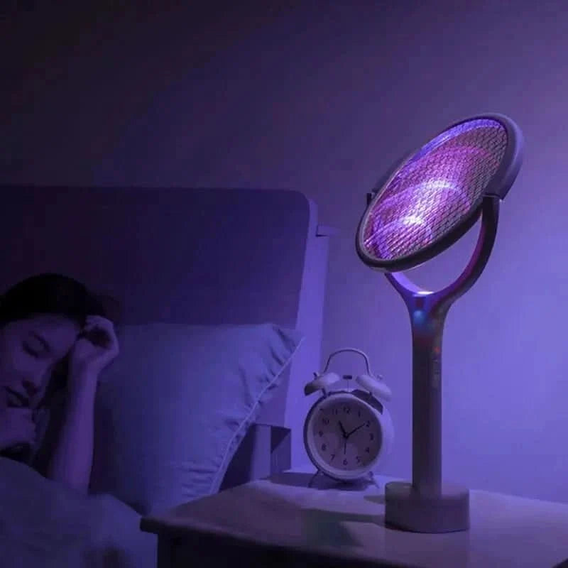 ZapGuard – Raqueta eléctrica para mosquitos 5 en 1 con LED