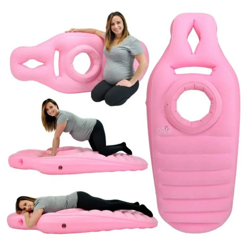 Cojín Inflable para Embarazo y Esteras de Yoga – Ideal para Noches Cómodas y Soporte