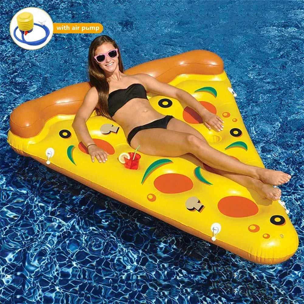 Colchón Inflable de Pizza Gigante – Relájate y Disfruta con Estilo