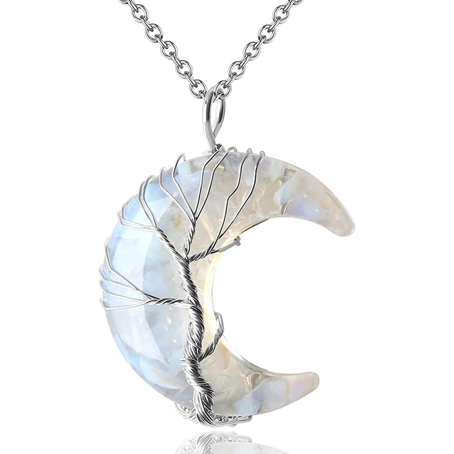 Collar del Árbol de la Vida con Media Luna