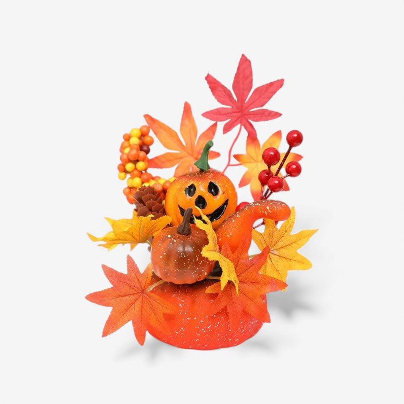 GhostlyGourd - Adorno Decorativo de Halloween con Diseño Inspirado en Calabaza
