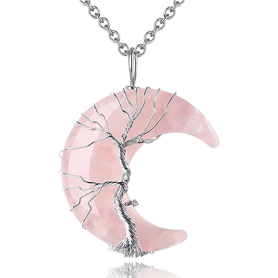 Collar del Árbol de la Vida con Media Luna