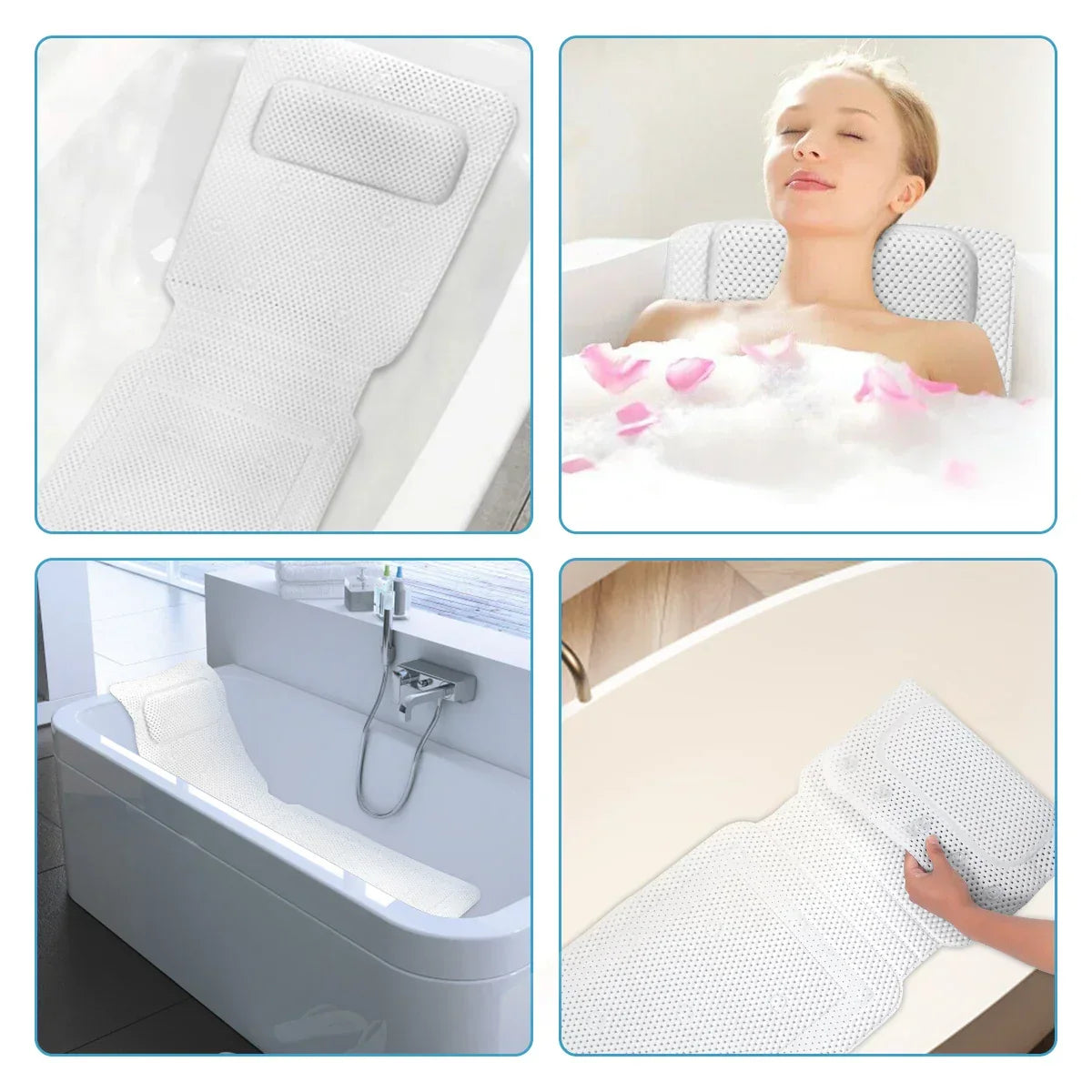 Alfombrilla de Baño Antideslizante HydroComfort con Cojín