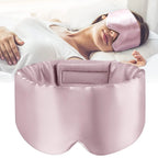 Mascarilla de Sueño Silana DreamSil de 100 % Seda de Morera | Bloqueadora de Luz & Acolchada | Súper Suave & Transpirable | Para Viajes, Sueño & Relajación