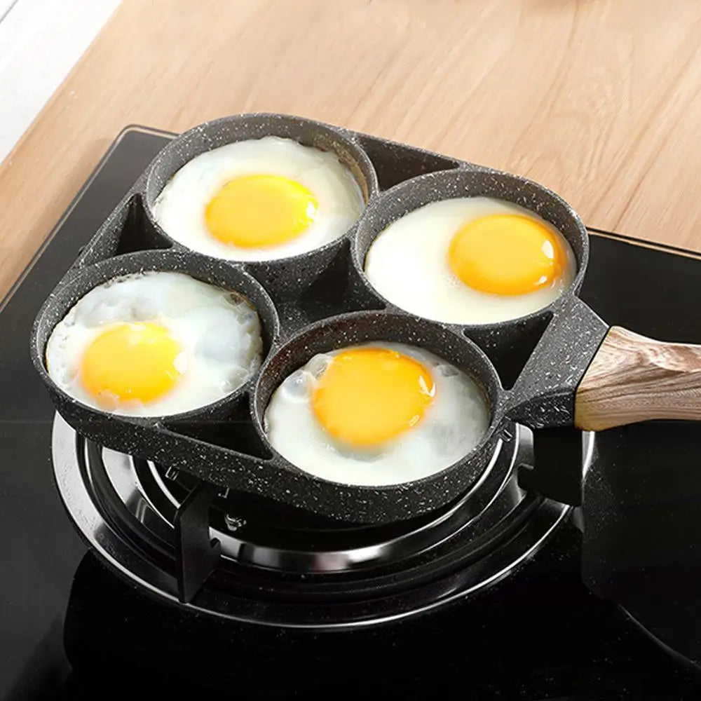 OmeletMaster - sartén de secciones de fuego para un desayuno perfecto