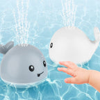 Juguete de baño con aspersor de ballena