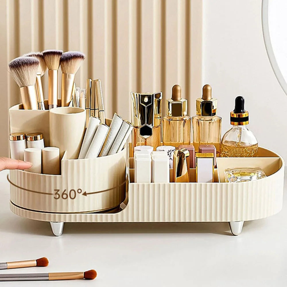 Eleganza – Organizador de Belleza de Lujo con Diseño Slim y Rotatorio