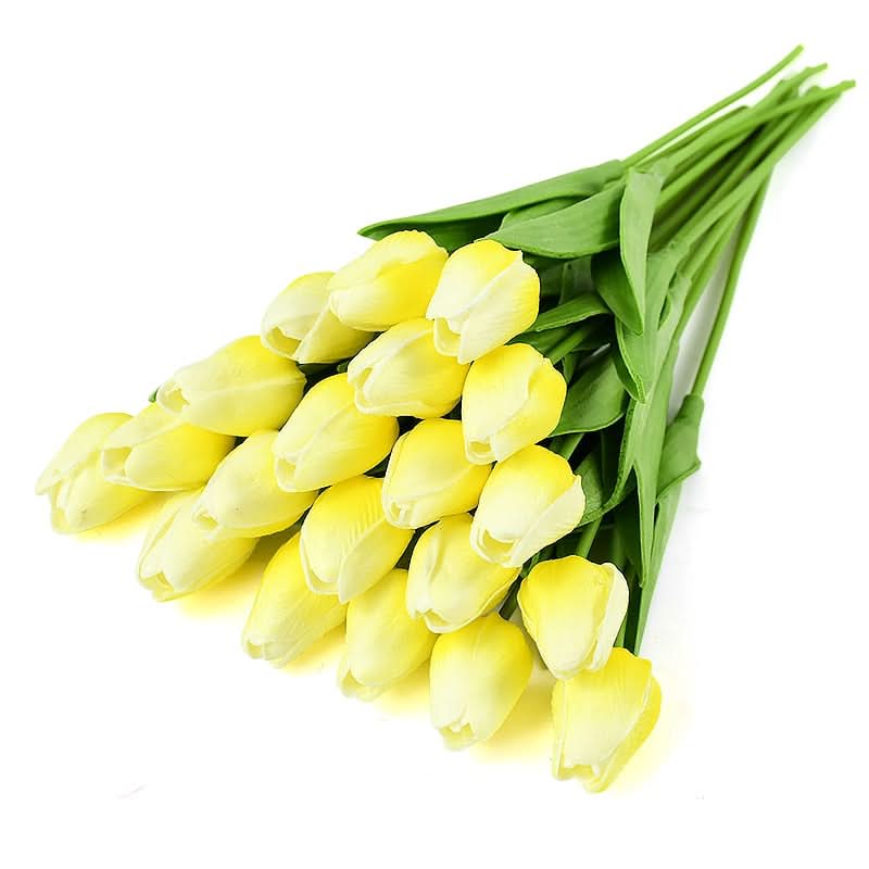 Ramo de Tulipanes Artificiales con Flores Realistas