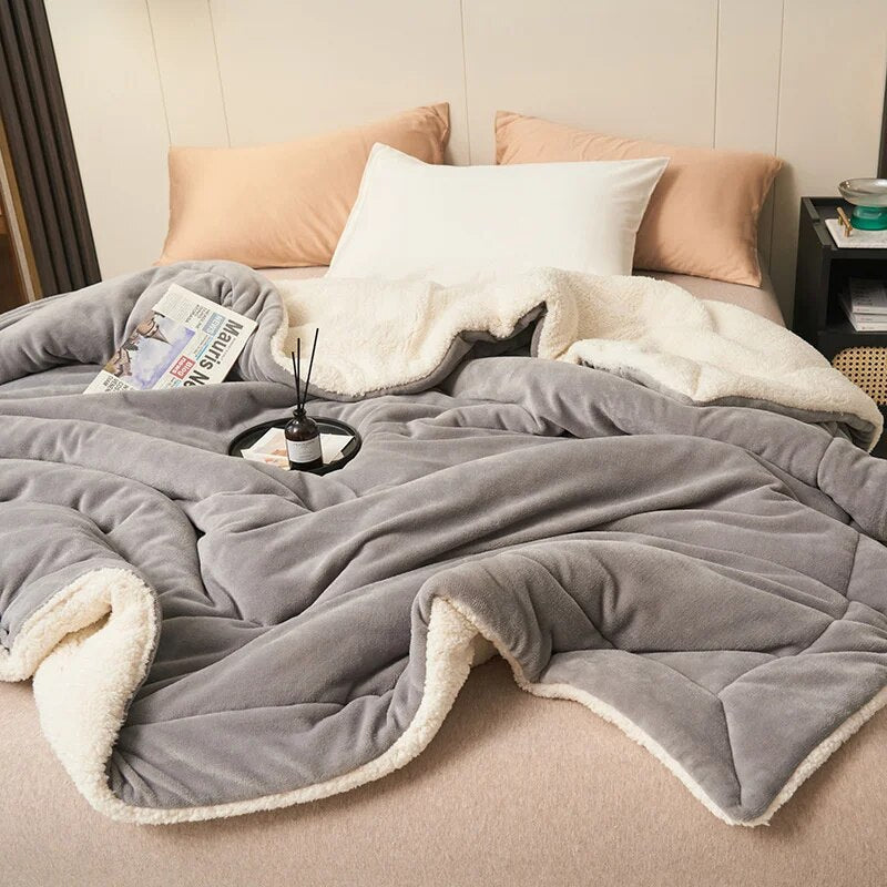 VeluWool - Manta reversible para sofá o cama
