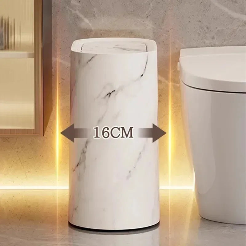 Cubeta de Basura con Diseño de Mármol Nórdico Kalsten