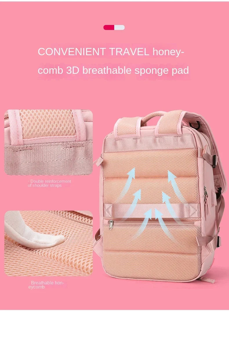 Mochila de Viaje de Mano con Compartimento para Zapatos