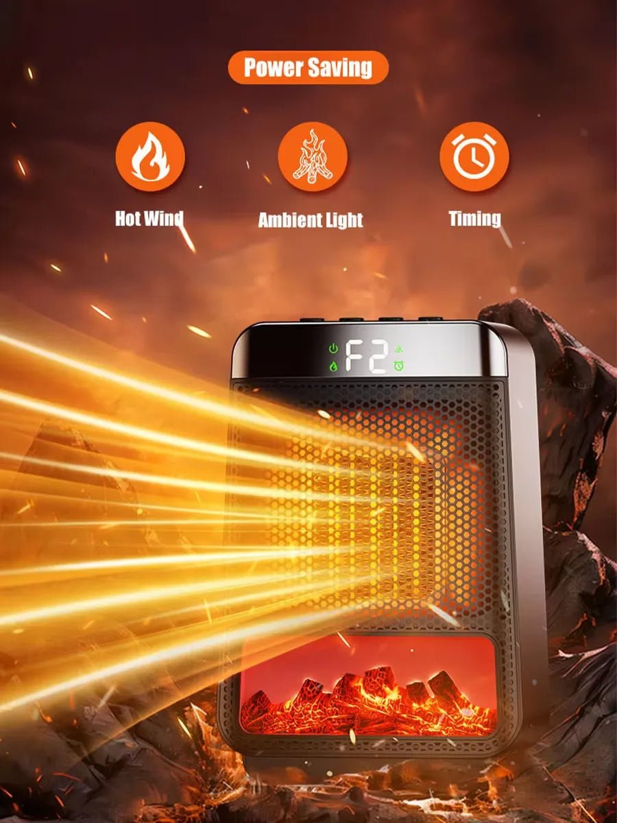 Estufa Eléctrica Eficiente en Energía | Calefacción Eficiente - Diseño Compacto - Perfecta para Grandes Espacios