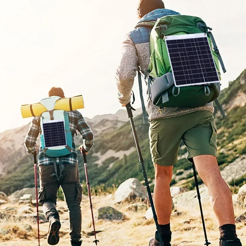 Panel solar portátil SOLVION Charge 100W | 5V | Doble USB | Impermeable | Exterior y Camping