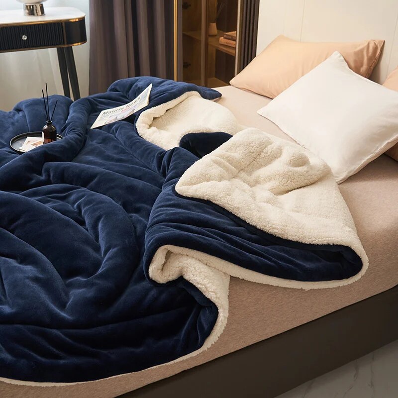 VeluWool - Manta reversible para sofá o cama