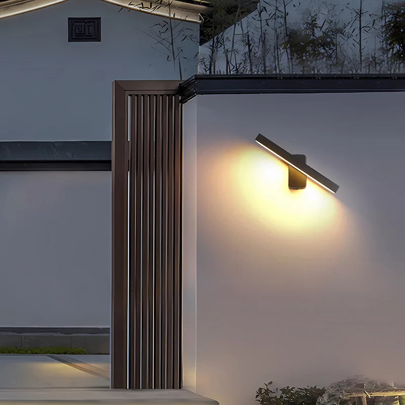 Luz de pared exterior LED VarioLux | Sensor de movimiento & IP65 | Giratoria | 30–50 cm