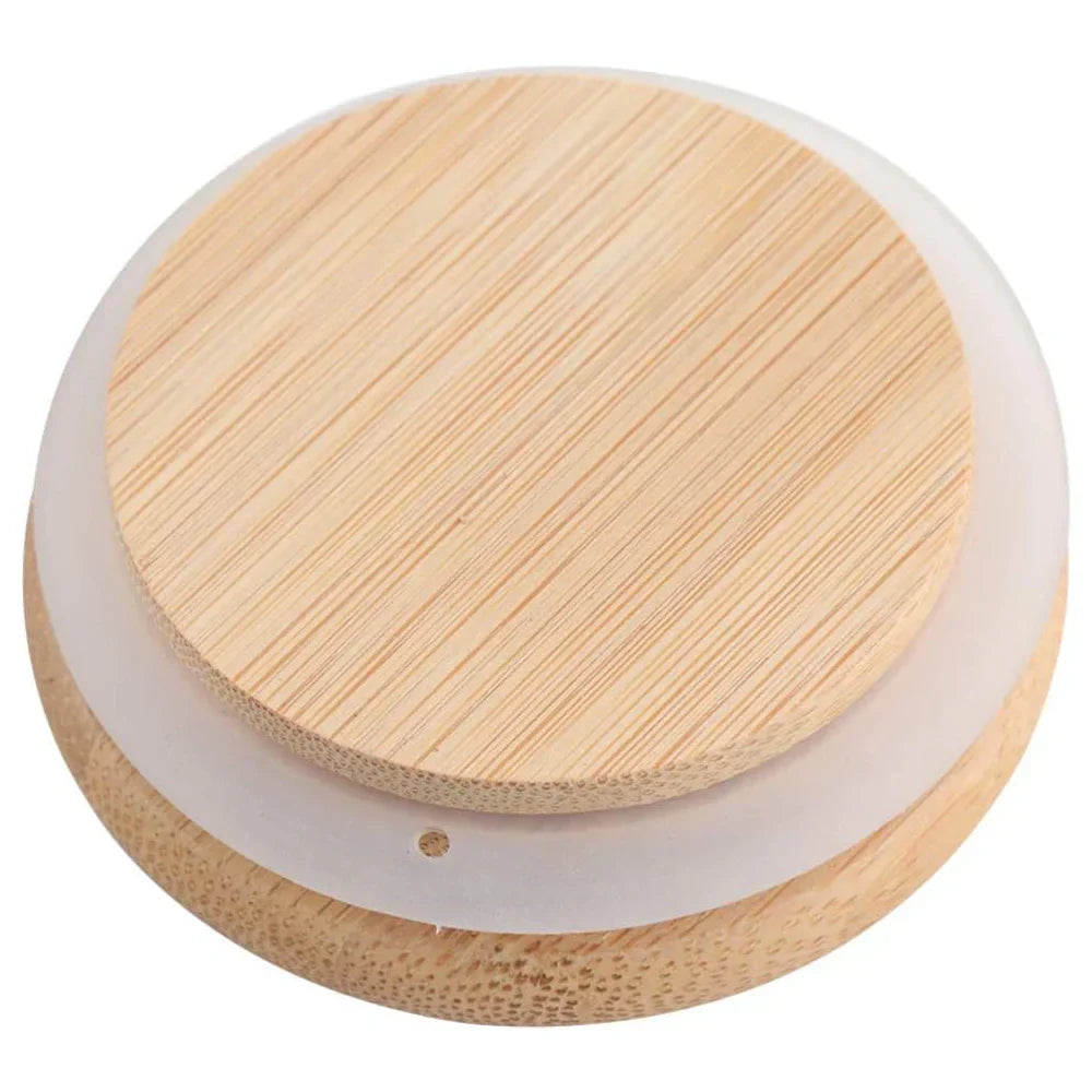 Conjunto de Tarros de Vidrio PureVorrat – Envases con Tapa de Madera | Hermético y Elegante | Almacenamiento Moderno de Cocina | Brehn