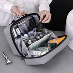 Packvard Neceser de Hombre para Viaje | 24×16×11 cm | Resistente al Agua y a los Desgarros | Con Asa y Gran Capacidad de Almacenamiento