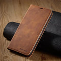 Funda Samsung: Funda de cuero magnética para una protección elegante