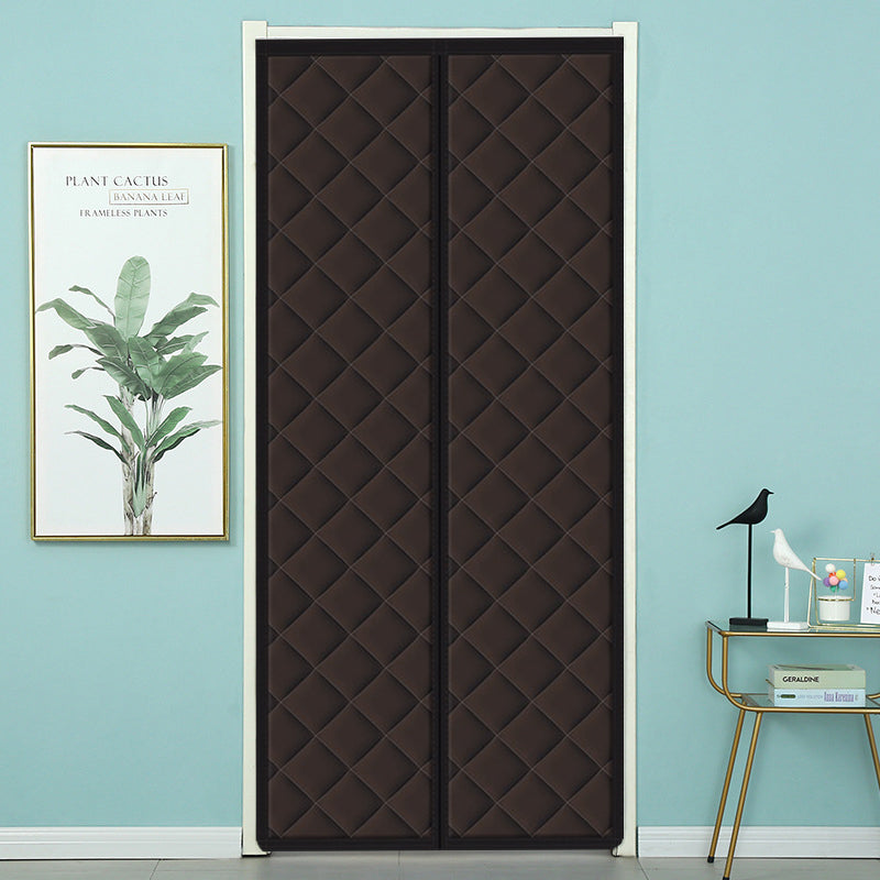 Cortina de Aislamiento Térmico Magnético para Puertas de Invierno