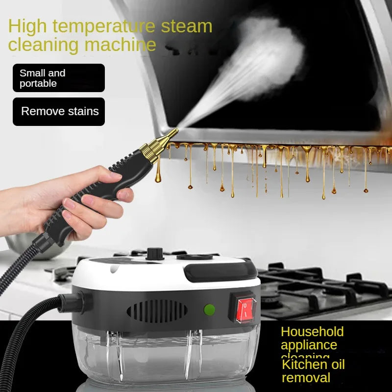 Limpiador a vapor STEAMVOLT | 2500W Alta presión | 3 Bar de potencia de vapor | Para cocina, baño y hogar