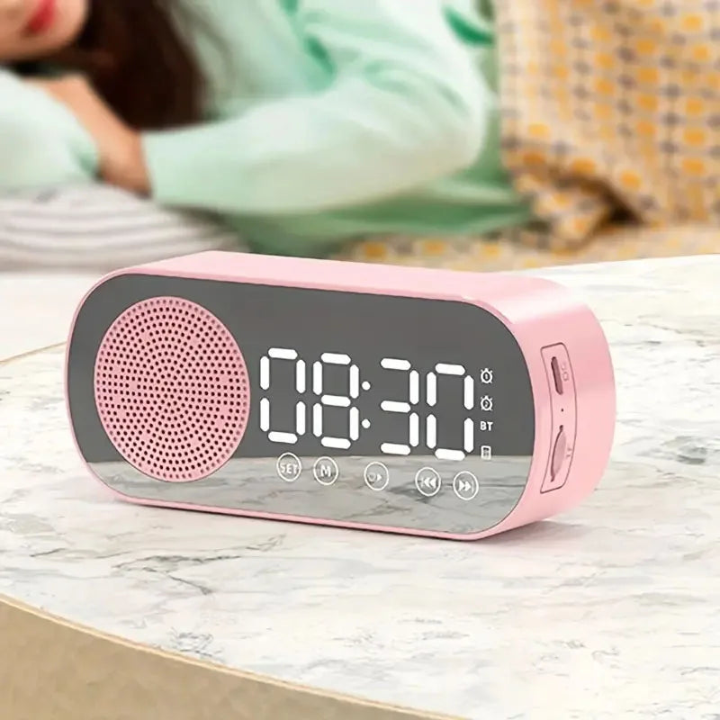 Despertador digital con altavoz Bluetooth y radio FM