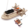 Barco Educativo de Madera DIY – Construye tu Propio Barco Eléctrico de Juguete