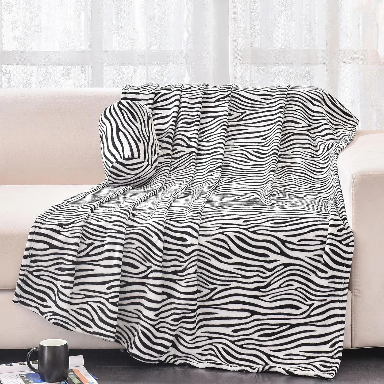 Manta de Forro LeoLuxe | Diseño de Leopardo | Súper Suave y Acogedora | Franela