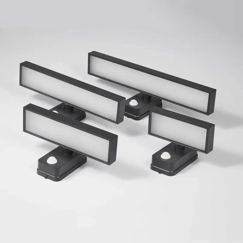 Luz de pared exterior LED VarioLux | Sensor de movimiento & IP65 | Giratoria | 30–50 cm