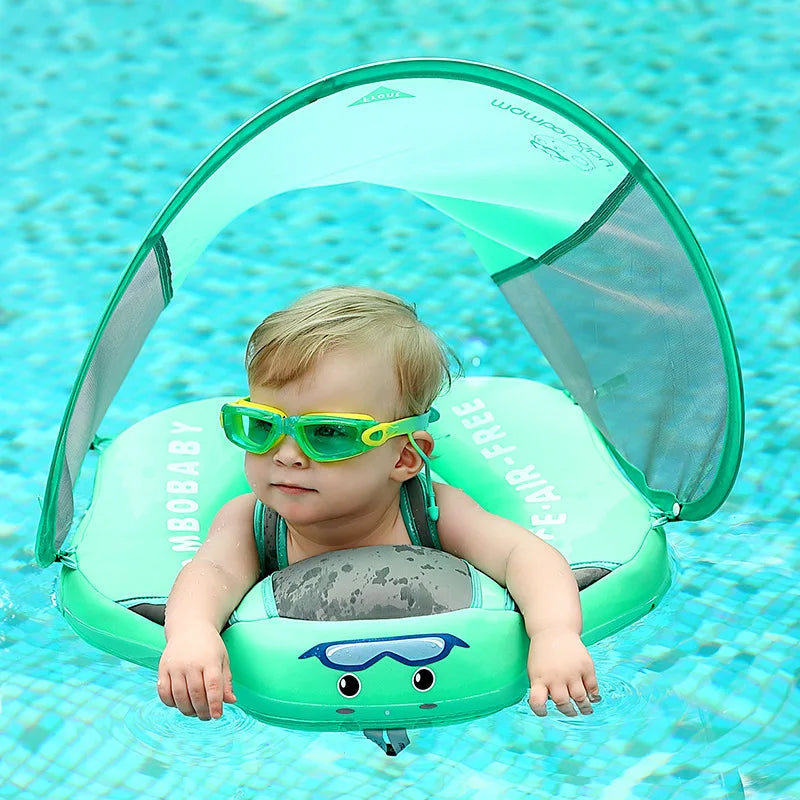 Anillo de Natación Baby Buksetrold con Parasol