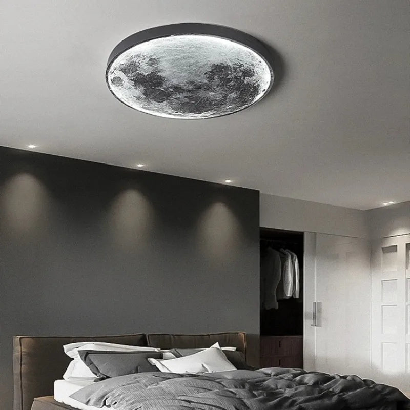 LunaGlow - Lámpara de pared LED minimalista en forma de luna para un ambiente acogedor