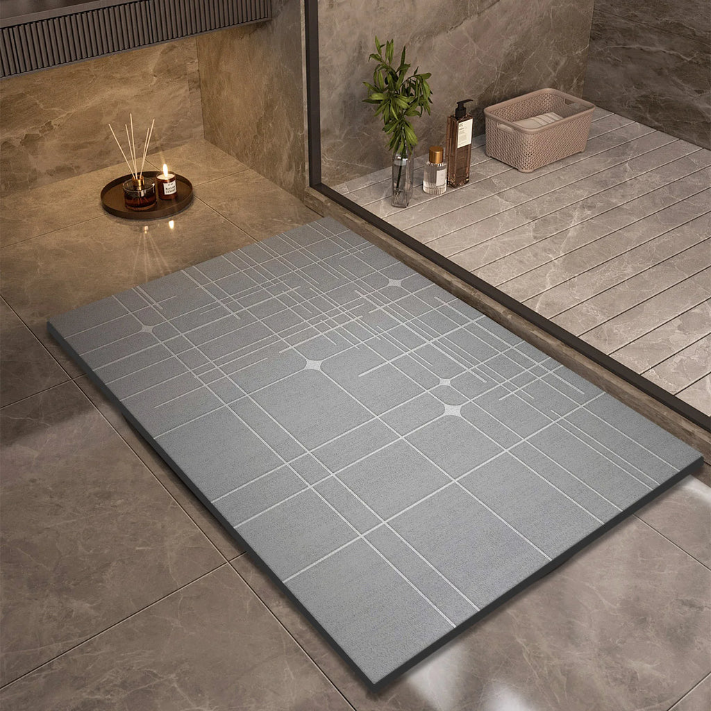 Kalsten | Alfombra de baño superabsorbente antideslizante, rápida de secar