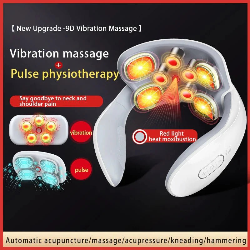 NECKVIBE – Dispositivo inteligente de vibraciones y calor para el cuello para una profunda relajación