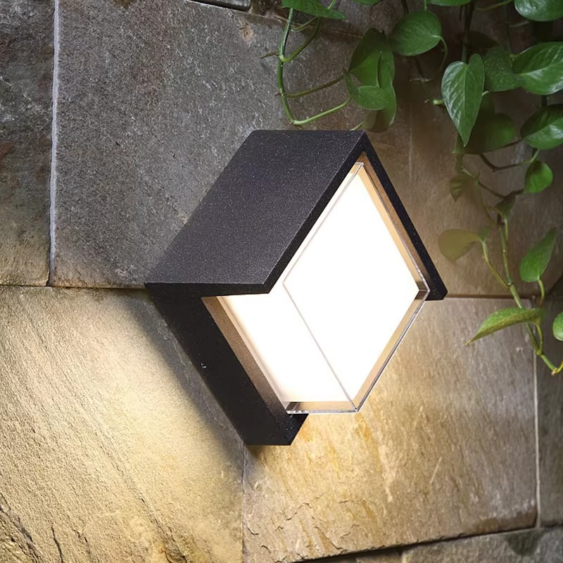 Lunaris | Lámpara de pared LED exterior moderna