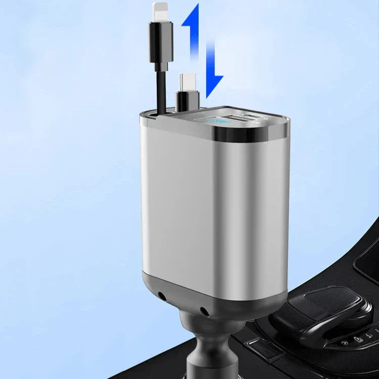 AutoCharge - Cargador Rápido 4 en 1 para Auto
