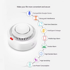 Detector de Humo Inteligente WiFi Alarma de Incendio 85dB – SafeSense