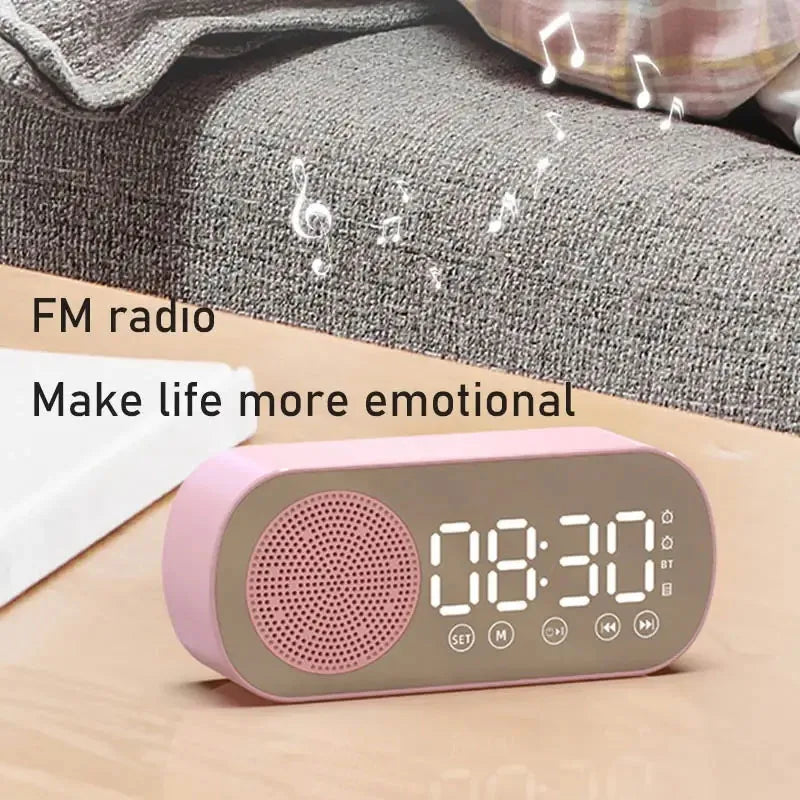 Despertador digital con altavoz Bluetooth y radio FM