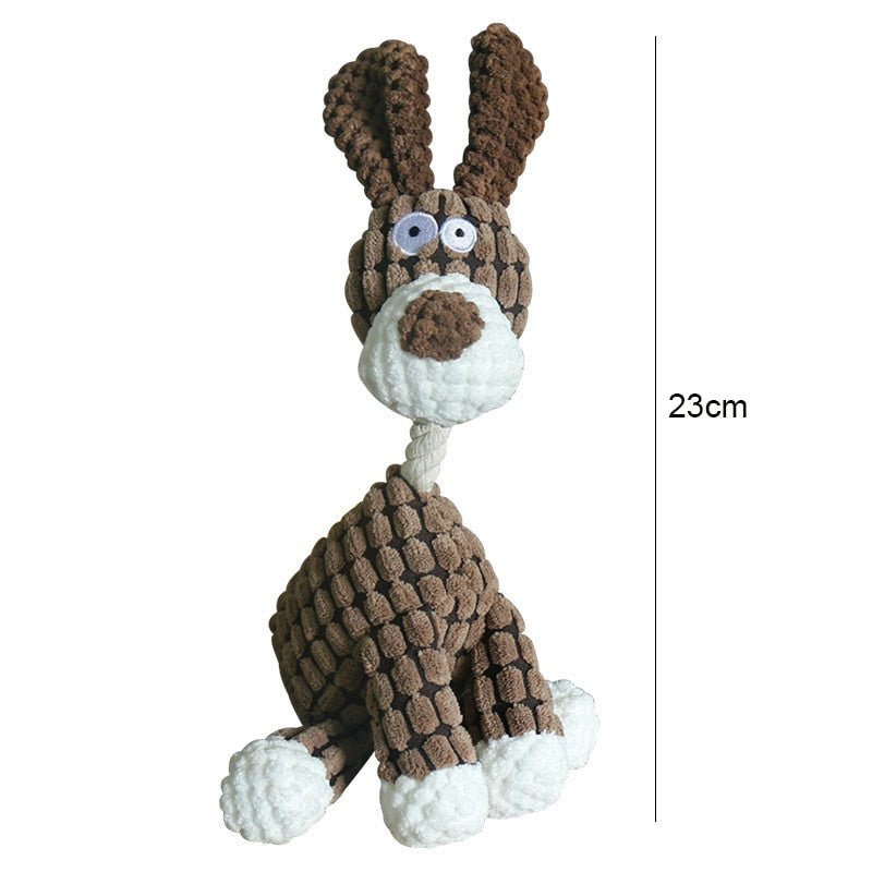 Juguete robusto para perros de peluche | Diseño resistente a mordidas y duradero | Varios modelos