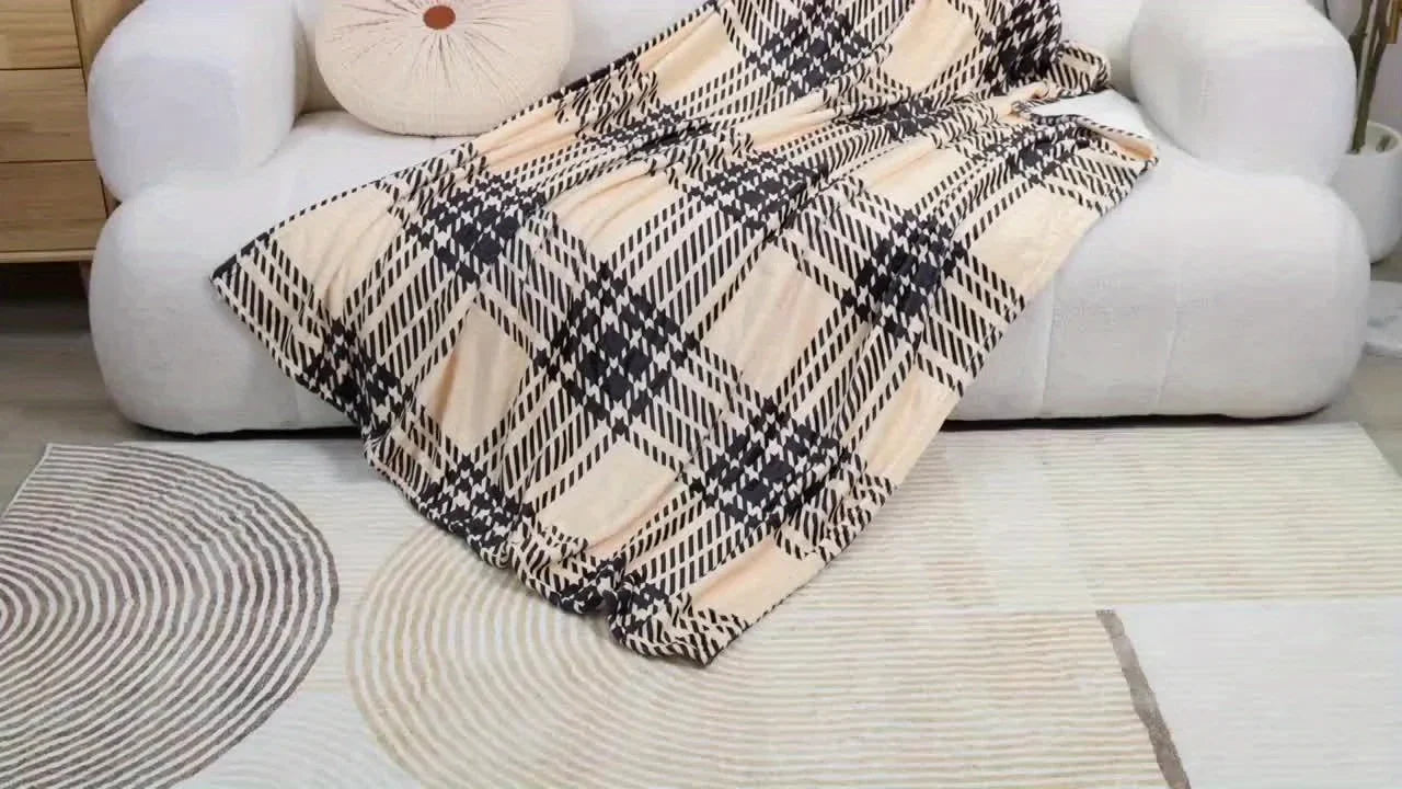 Manta Patchwork VintageBloom | Suave Franela | Diseño Floral y Bordado | Sofá, Cama y Viajes
