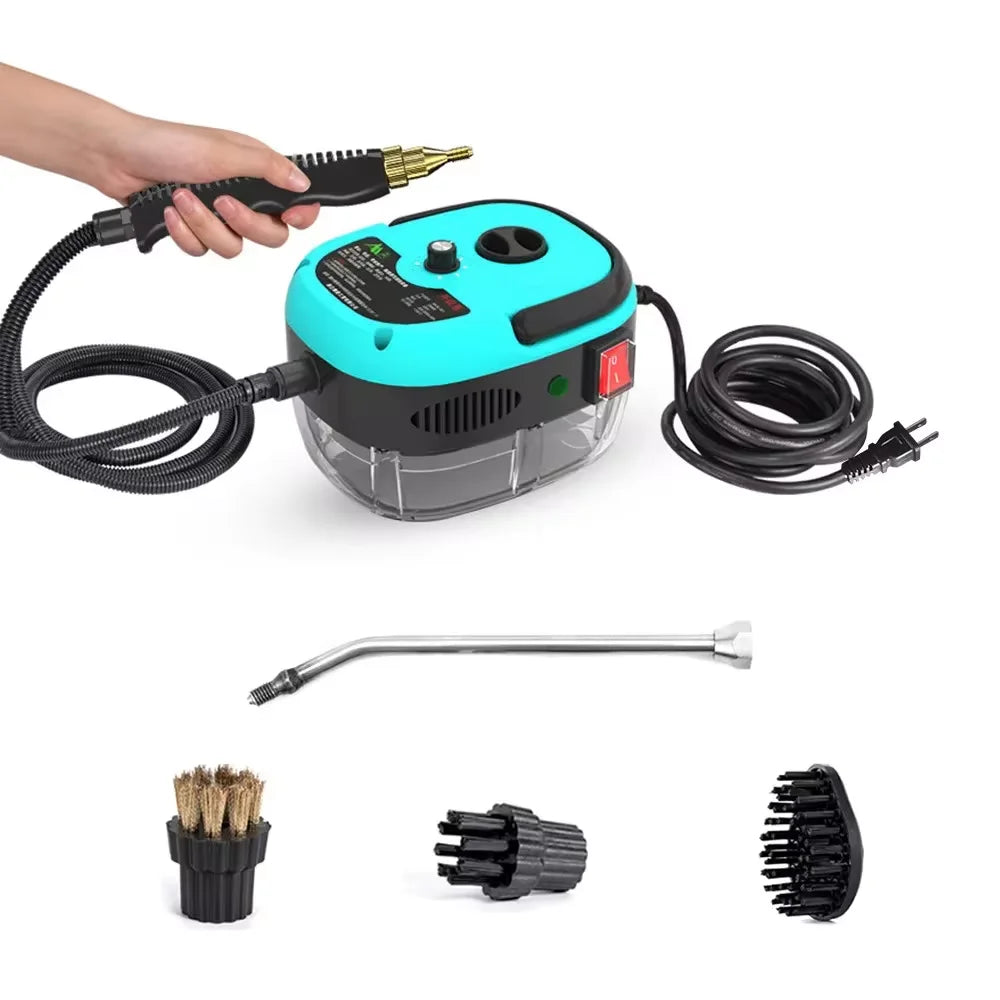 Limpiador a vapor STEAMVOLT | 2500W Alta presión | 3 Bar de potencia de vapor | Para cocina, baño y hogar