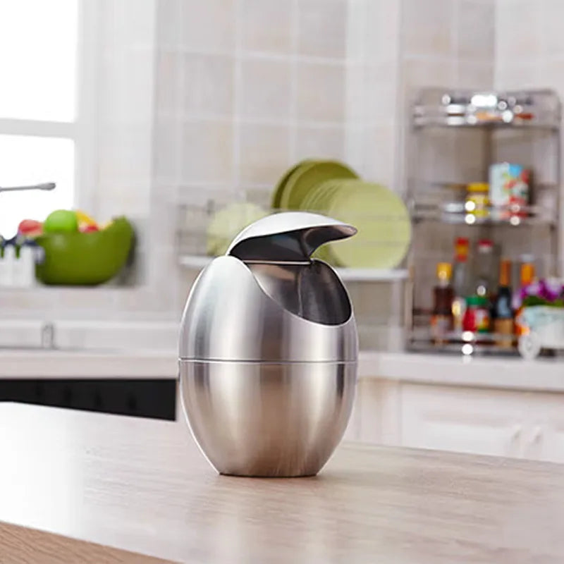 Cubeta de Basura Mini LuxBin hecha de Acero Inoxidable