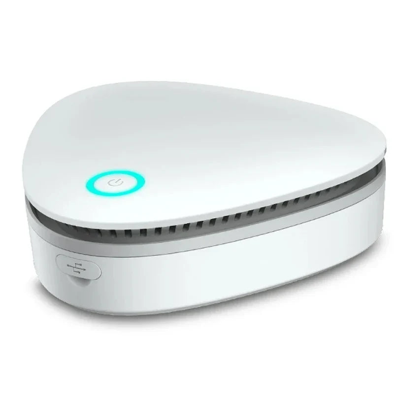 Generador de Ozono Mini PureZone | Purificador y Esterilizador de Aire | Portátil y Recargable por USB | Para Refrigerador, Auto y Armario