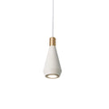 Italia | Lámpara colgante LED minimalista, moderna, negra