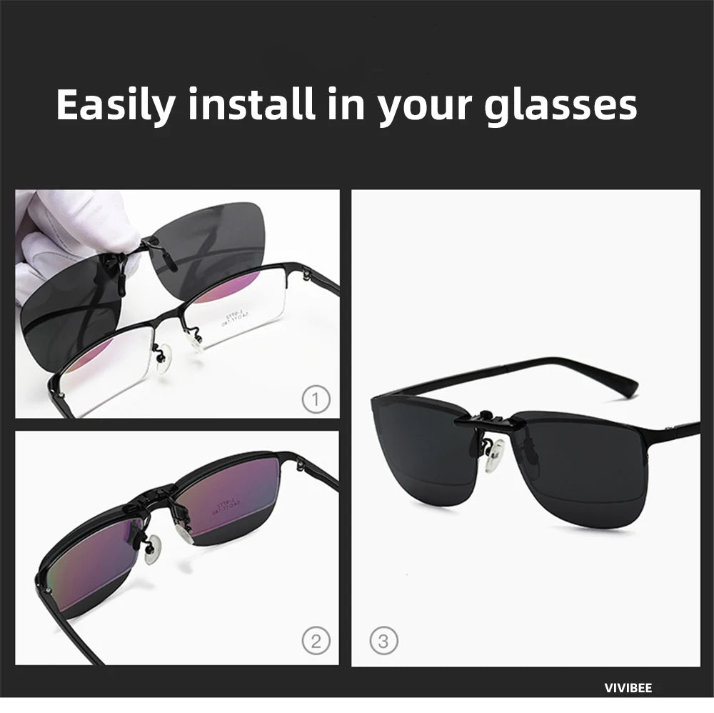 Gafas de sol Clip-On polarizadas UV400