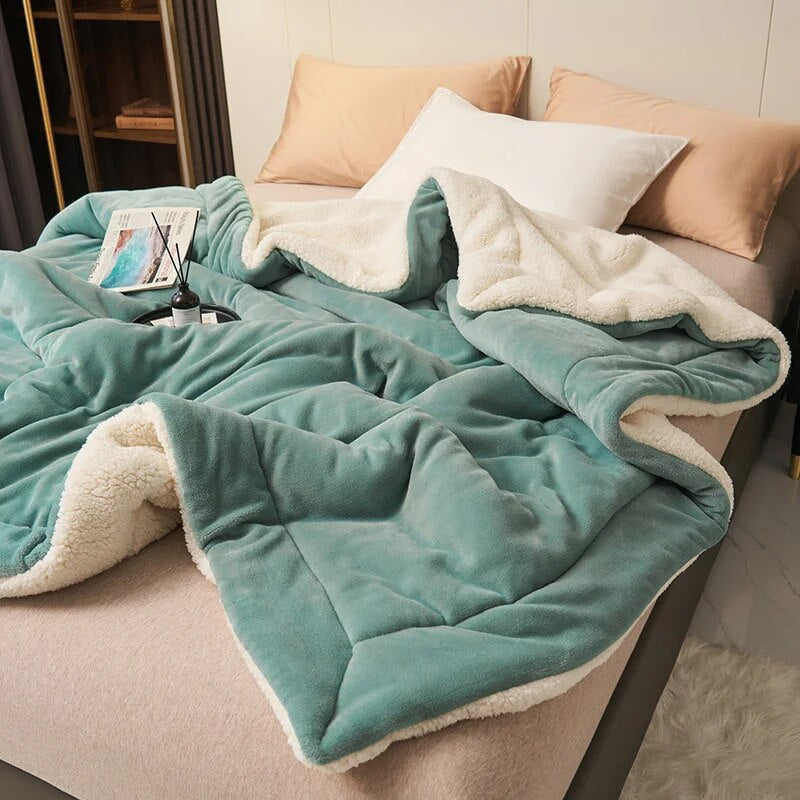 VeluWool - Manta reversible para sofá o cama