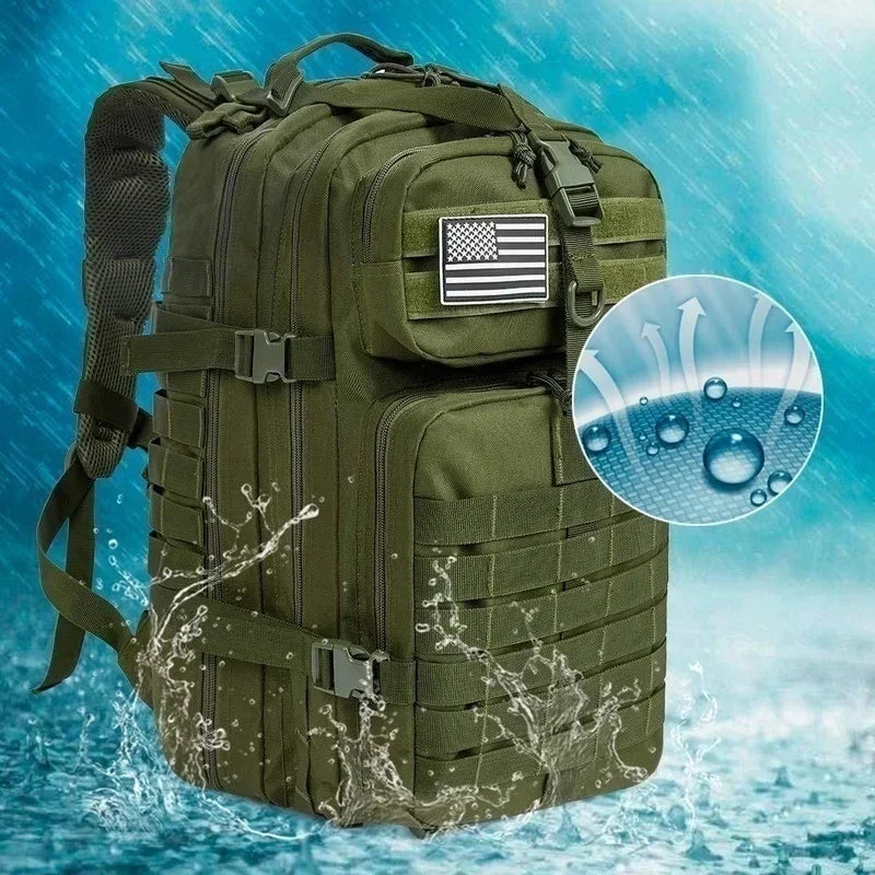 TrailPro Mochila Táctica Commando 30L+ Mochila para Acampar, Pescar y Cazar