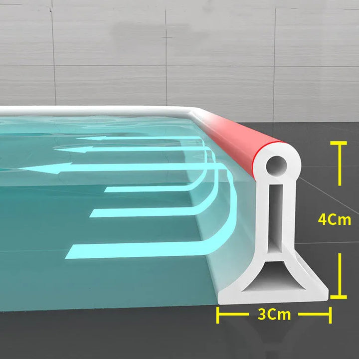 SealGuard - Barra de ducha ajustable y impermeable para prevenir filtraciones